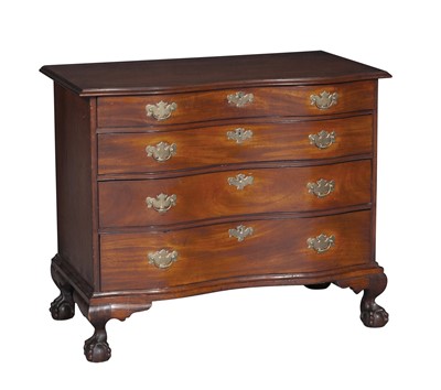 Lot 1034 - Chippendale Mahogany Chest of Drawers