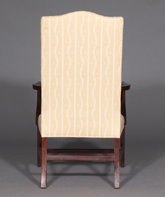 Lot 1037 - Federal Mahogany Lolling Chair