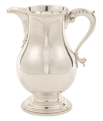 Lot 1286 - English Sterling Silver Water Pitcher