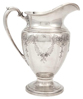 Lot 55 - American Sterling Silver Water Pitcher