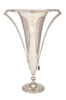 Lot 1318 - Whiting Sterling Silver Two-Handled Vase