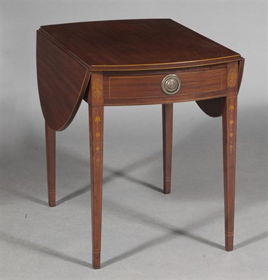 Lot 231 - Federal Inlaid Mahogany Pembroke Table