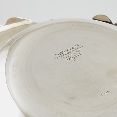 Lot 168 - Graduated Set of Three Tiffany & Co. Sterling Silver "Clover" Pattern Bowls