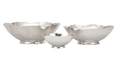 Lot 142 - Nest of Three Tiffany & Co. Sterling Silver Bowls
