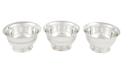 Lot 1241 - Three Tiffany & Co. Sterling Silver Bowls