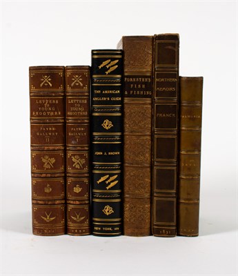 Lot 114 - [ANGLING - FINE BINDINGS] A group of five...