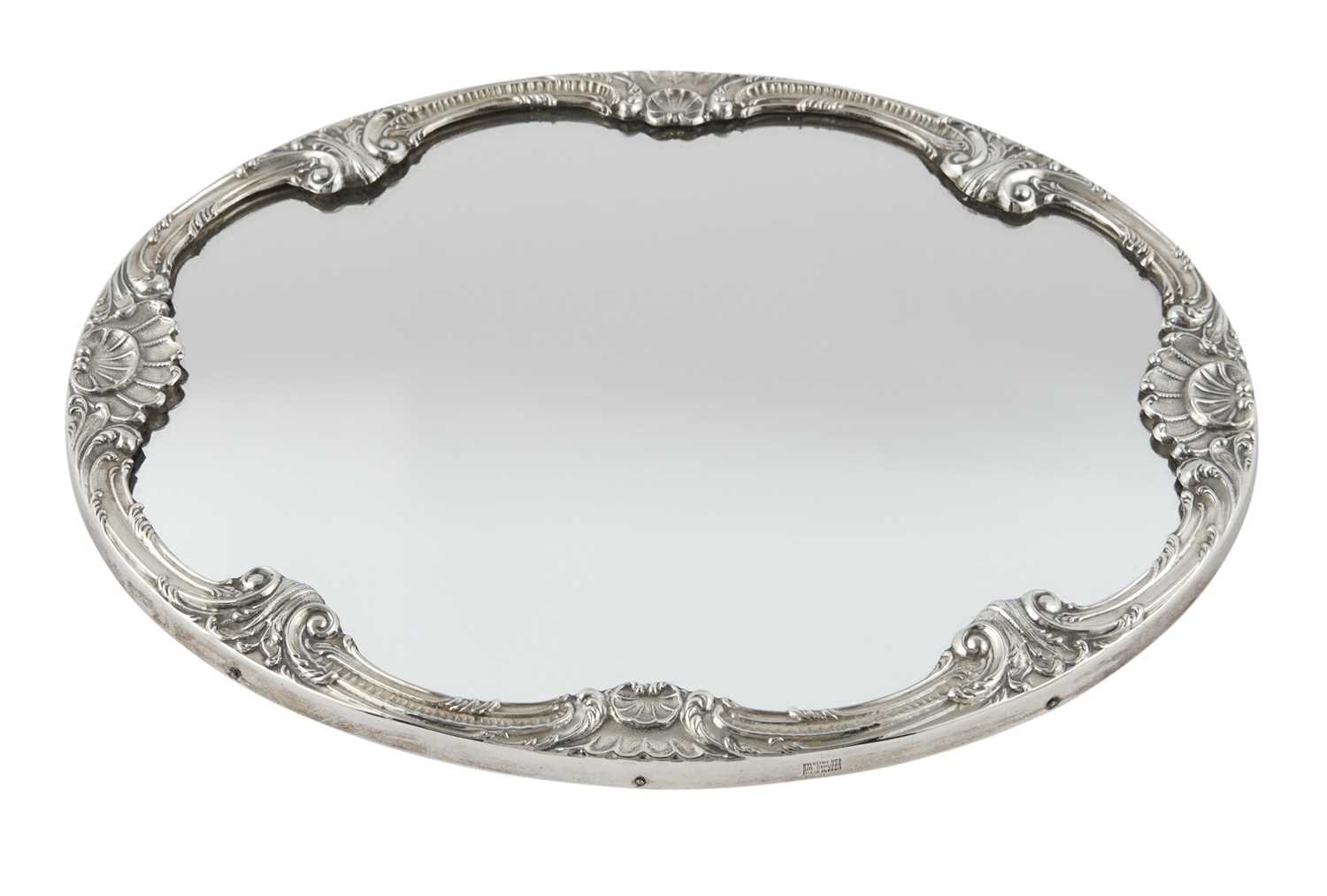 Lot 175 - Peruvian Sterling Silver Mirrored Dresser Tray