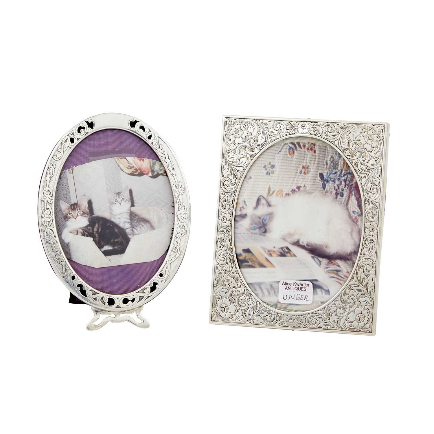 Lot 195 - Two American Sterling Silver Picture Frames
