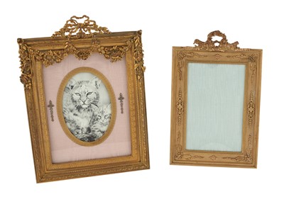Lot 281 - Two Louis XV Style Gilt Metal Picture Frames