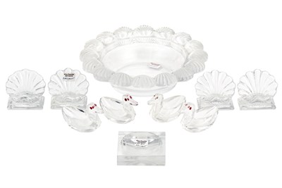Lot 617 - Group of Glass Tableware Comprising a...