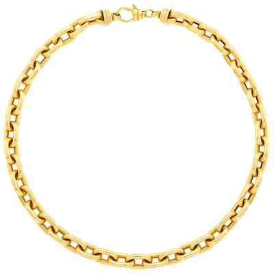 Lot 2024 - Gold Link Chain Necklace