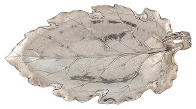 Lot 1306 - American Sterling Silver Leaf Form Dish
