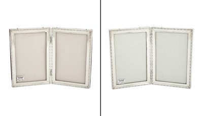 Lot 645 - Pair of Webster Sterling Silver Folding Double Picture Frames