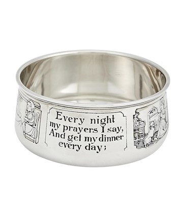 Lot 628 - Sterling Silver Child's Bowl