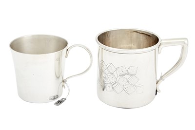Lot 626 - Two American Sterling Silver Child's Mugs