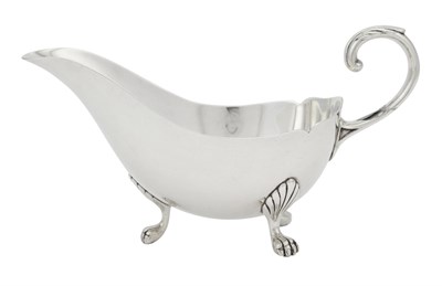 Lot 696 - American Sterling Silver Sauceboat