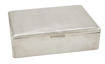 Lot 736 - American Sterling Silver Jewelry Box