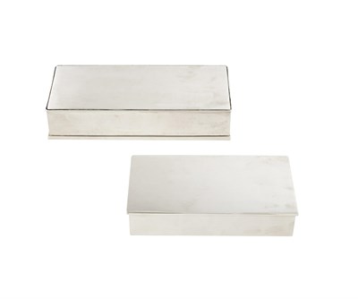 Lot 605 - Two Sterling Silver Boxes