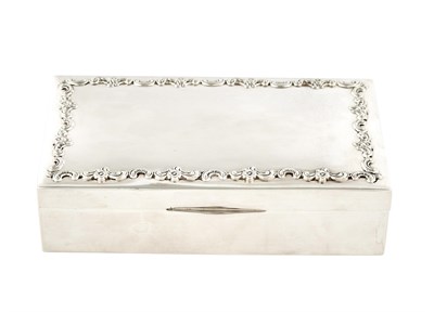 Lot 744 - German Sterling Silver Jewelry Box