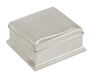Lot 743 - American Sterling Silver Jewelry Box