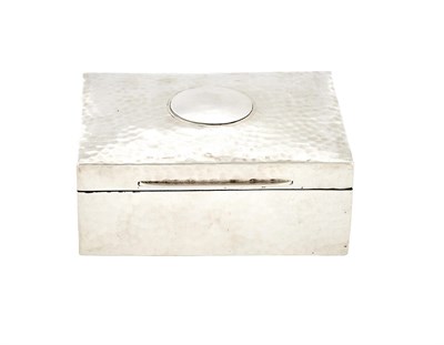 Lot 642 - English Sterling Silver Jewelry Box
