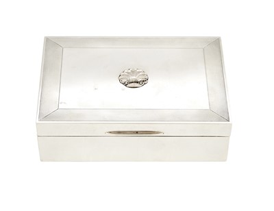 Lot 168 - English Sterling Silver Jewelry Box
