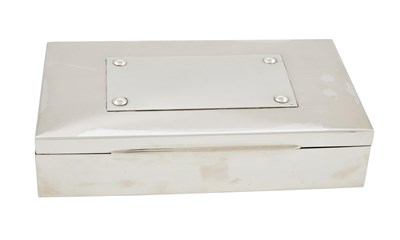 Lot 602 - Continental Silver Jewelry Box