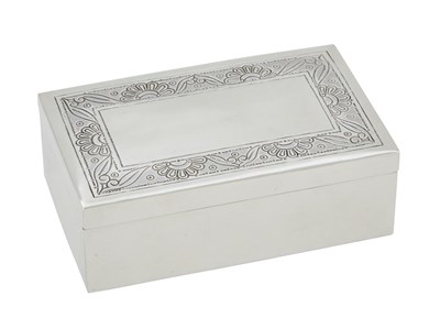 Lot 745 - Mexican Sterling Silver Jewelry Box