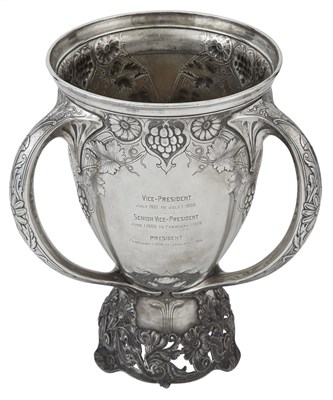 Lot 251 - Gorham Sterling Silver Loving Cup First...