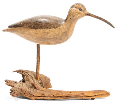 Lot 253 - Painted and Carved Hudsonian Curlew Decoy