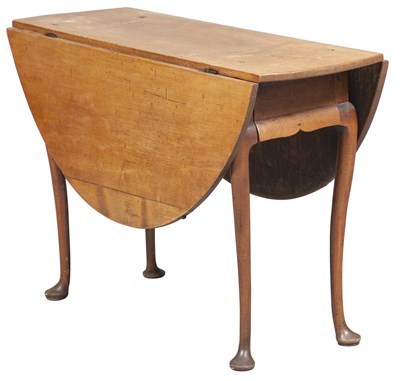 Lot 170 - Queen Anne Maple Drop-Leaf Table Probably...