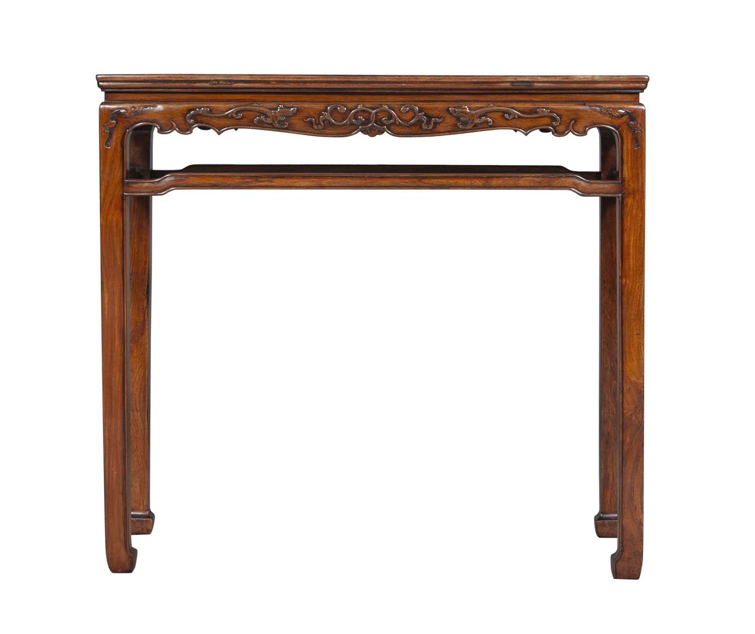 Lot 508 - A Chinese Huanghuali Side Table
