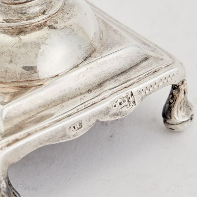 Lot 220 - Two Portuguese Silver Figural Toothpick Holders