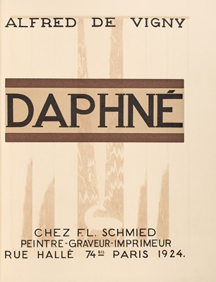 Lot 241 - François-Louis Schmied's Daphne in a major Art Deco binding by Pierre Legrain