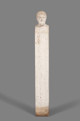 Lot 53 - Roman Style Marble Figural Stele