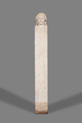 Lot 55 - Roman Style Marble Figural Stele