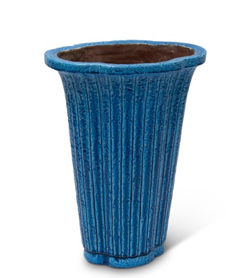 Lot 82 - Gunnar Nylund Blue Glazed Ceramic Vase