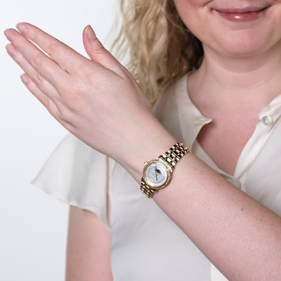 Lot 48 - Blancpain Gold and Diamond 'Villeret' Wristwatch
