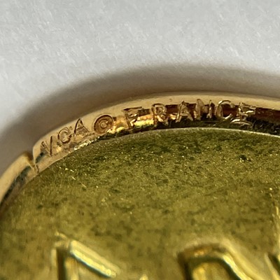 Lot 85 - Georges L'Enfant for Van Cleef & Arpels Gold Taurus Zodiac Pendant with Chain Necklace, France