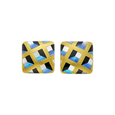 Pair of Diamond 'Magic Alhambra' Earrings, France, Fine Jewels, 2021