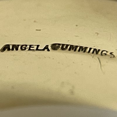 Lot 2 - Angela Cummings Gold and Mother-of-Pearl Bangle Bracelet