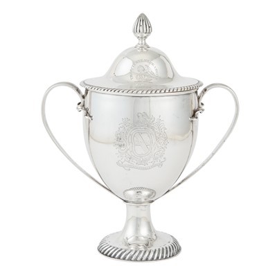 Lot 15 - George III Sterling Silver Cup and Cover