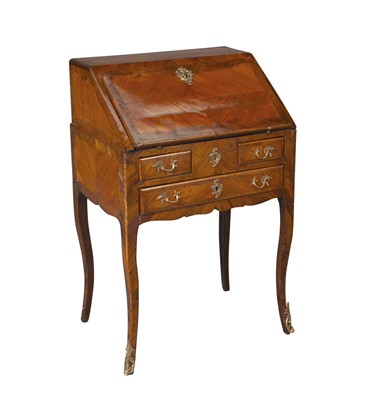 Lot 249 - Louis XV Style Tulipwood Lady's Desk