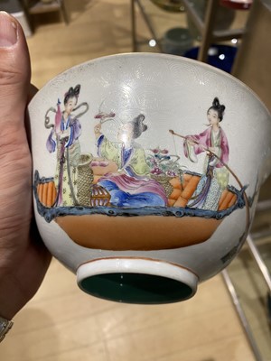 Lot 212 - A Chinese Enameled Porcelain Bowl
