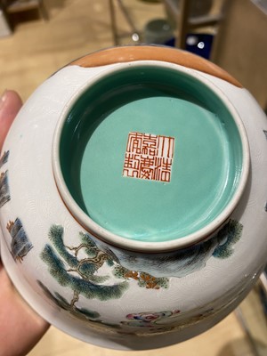 Lot 212 - A Chinese Enameled Porcelain Bowl