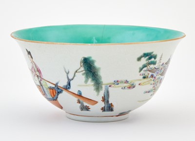 Lot 212 - A Chinese Enameled Porcelain Bowl