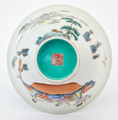 Lot 212 - A Chinese Enameled Porcelain Bowl