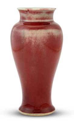 Lot 189 - A Chinese 'Langyao' Glazed Porcelain Wide-Mouthed Vase