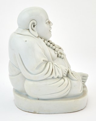 Lot 201 - A Chinese White Glazed Porcelain Budai