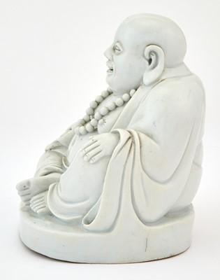 Lot 201 - A Chinese White Glazed Porcelain Budai